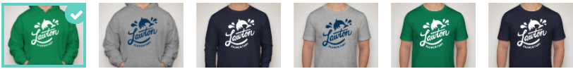 Lawton dolphin t-shirts