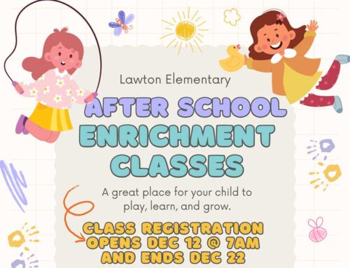 After School Enrichment Registration Opens December 12