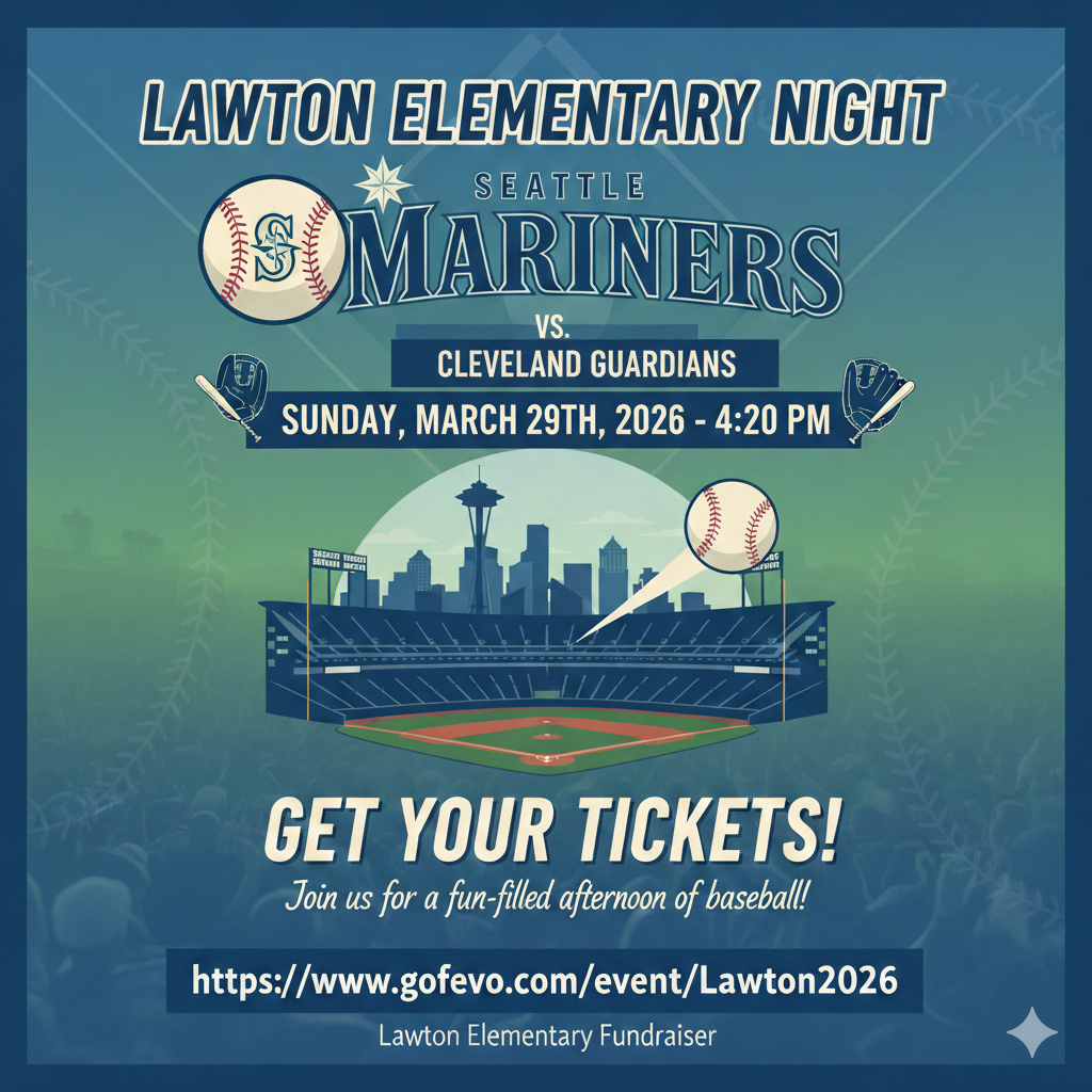 Lawton Mariners game poster