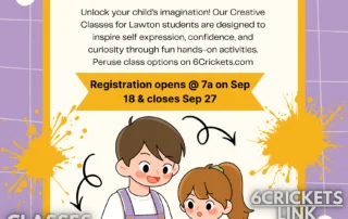 after school enrichment class registration flyer