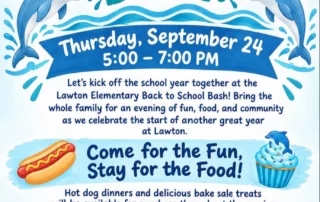 back to school bash flyer